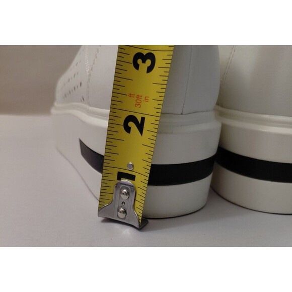 Linea Paolo Kozie Platform Women's White Leather Lace Up Casual Sneakers Sz 11 - Picture 6 of 10